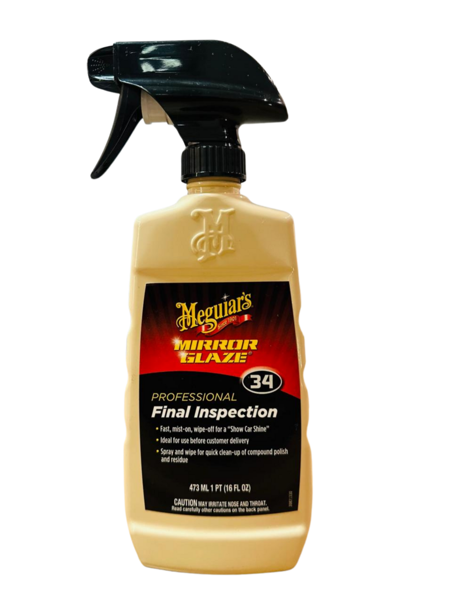 Mirror Glaze M34 Final Inspection — Meguiar's